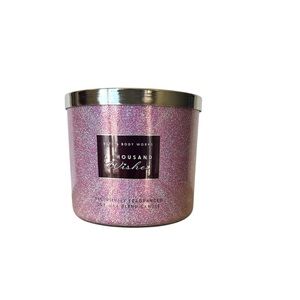 Bath & Body Works A Thousand Wishes (Peonies) 3 wick Candle w/Essential Oils